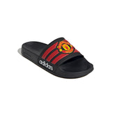 Manchester United Adidas pantoffels Adilette zwart/rood